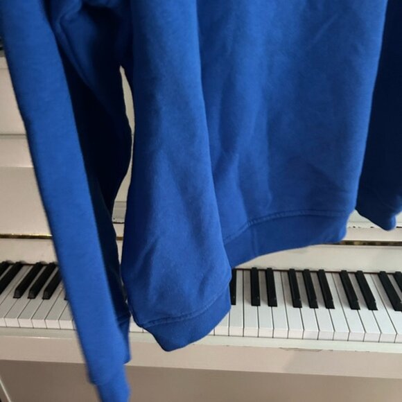 Northern Reflections Blue Floral Embroidered Crewneck Sweater XLP - Picture 9 of 12